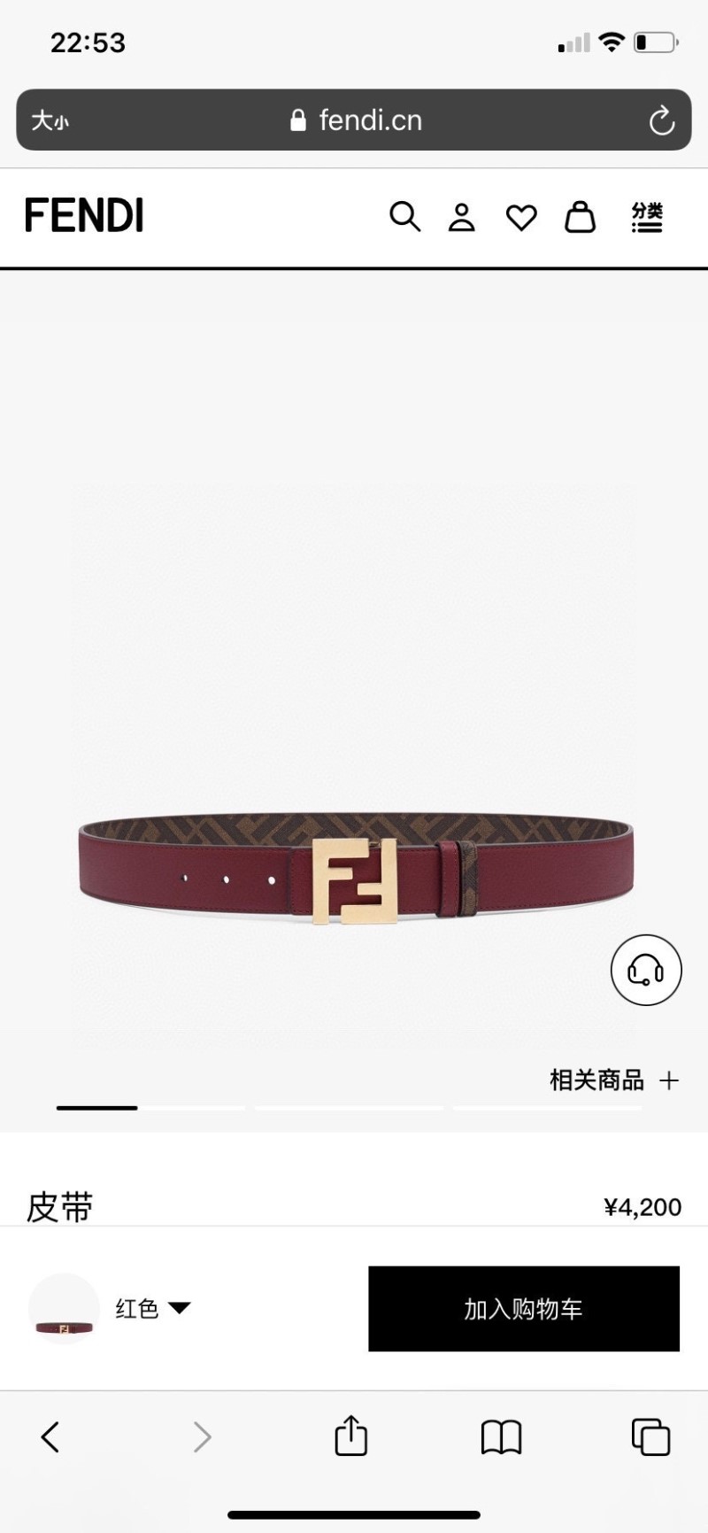 F**di belts